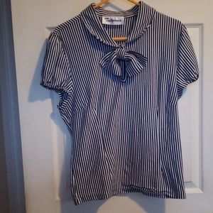 Bettie Page Tatyana 50s All Aboard blouse